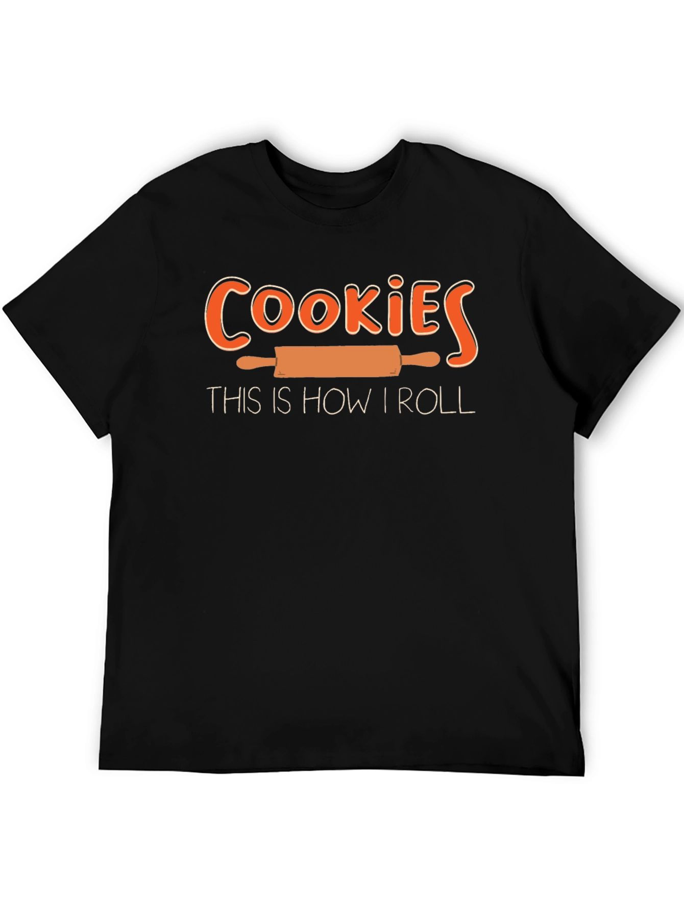 Cookies This is How I Roll T-Shirt - Black