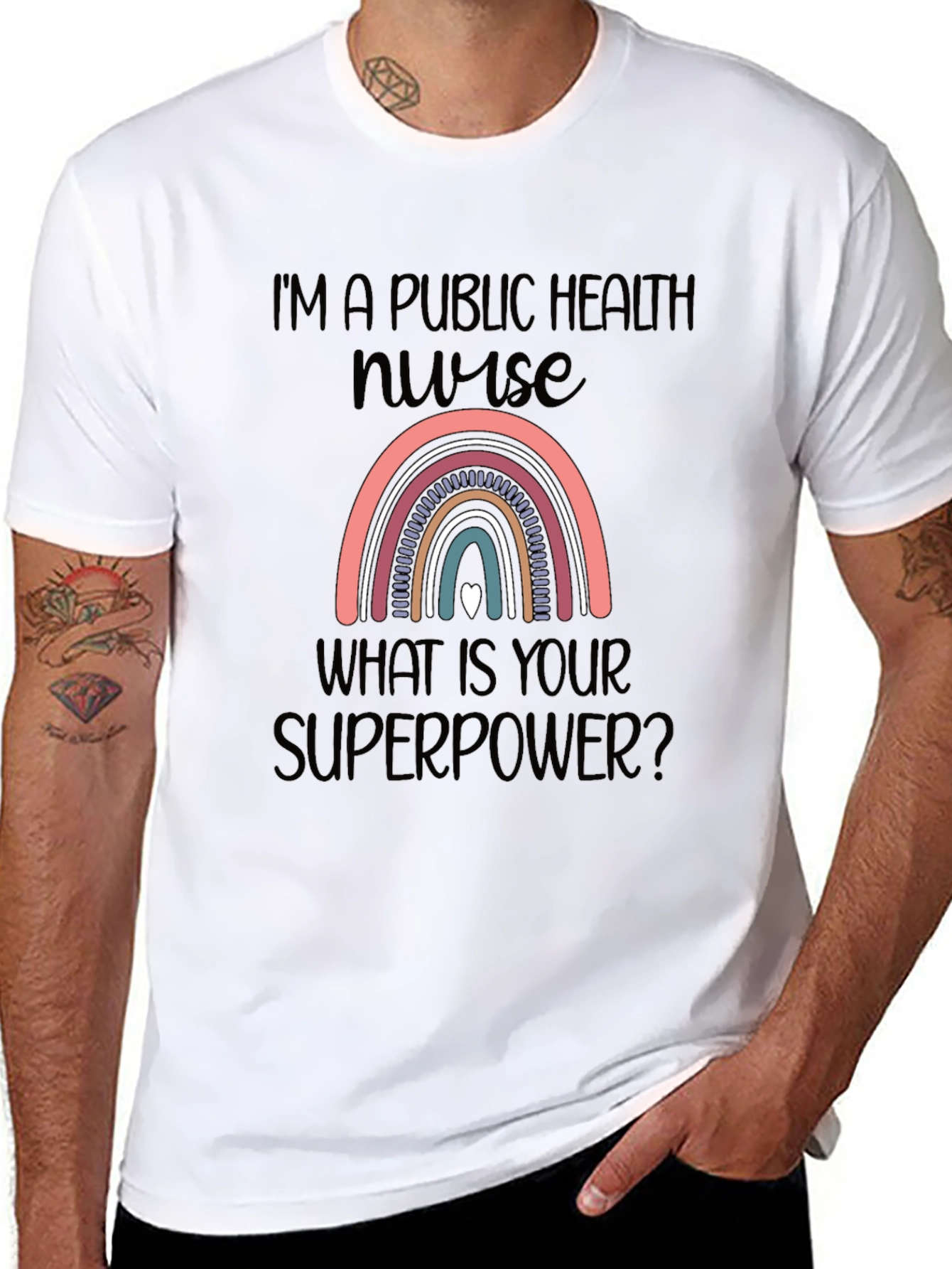 Public Health Nurse Superpower T-Shirt