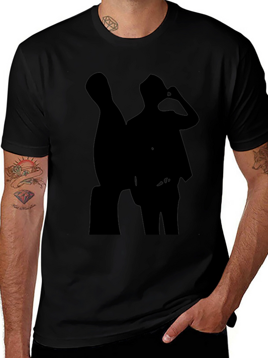 Silhouette Tee: Cool Black Graphic T-Shirt