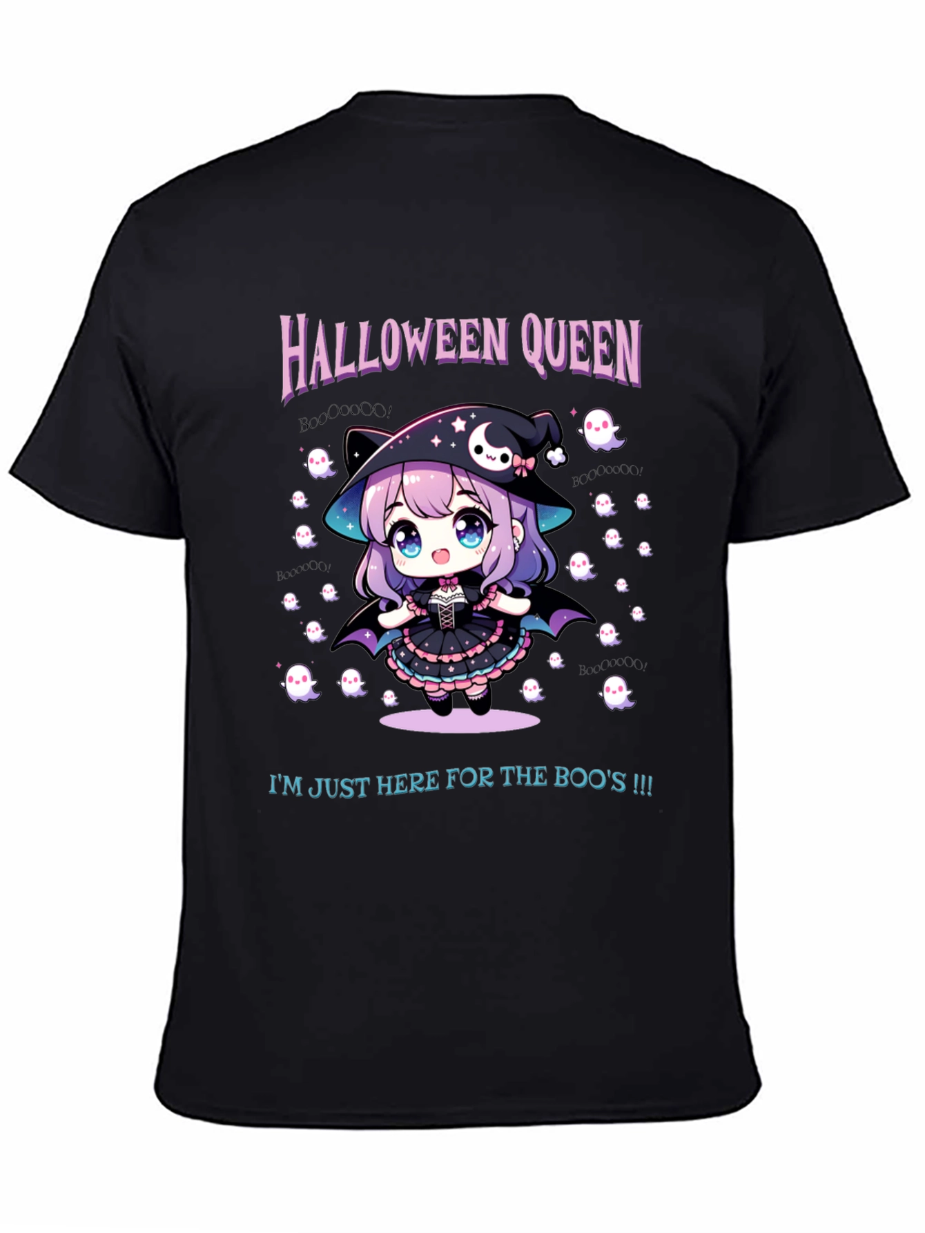 Halloween Queen T-Shirt - Cute Witch Graphic Tee