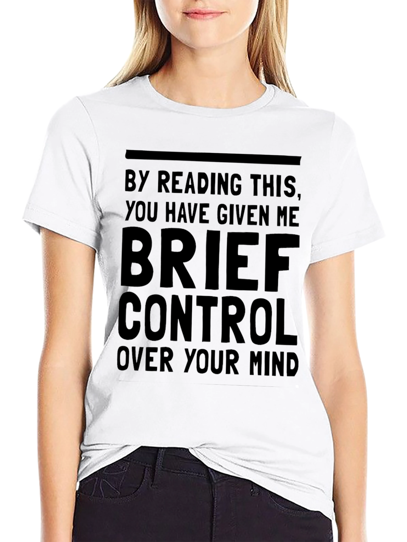 Mind Control Graphic T-Shirt - Funny Novelty Tee