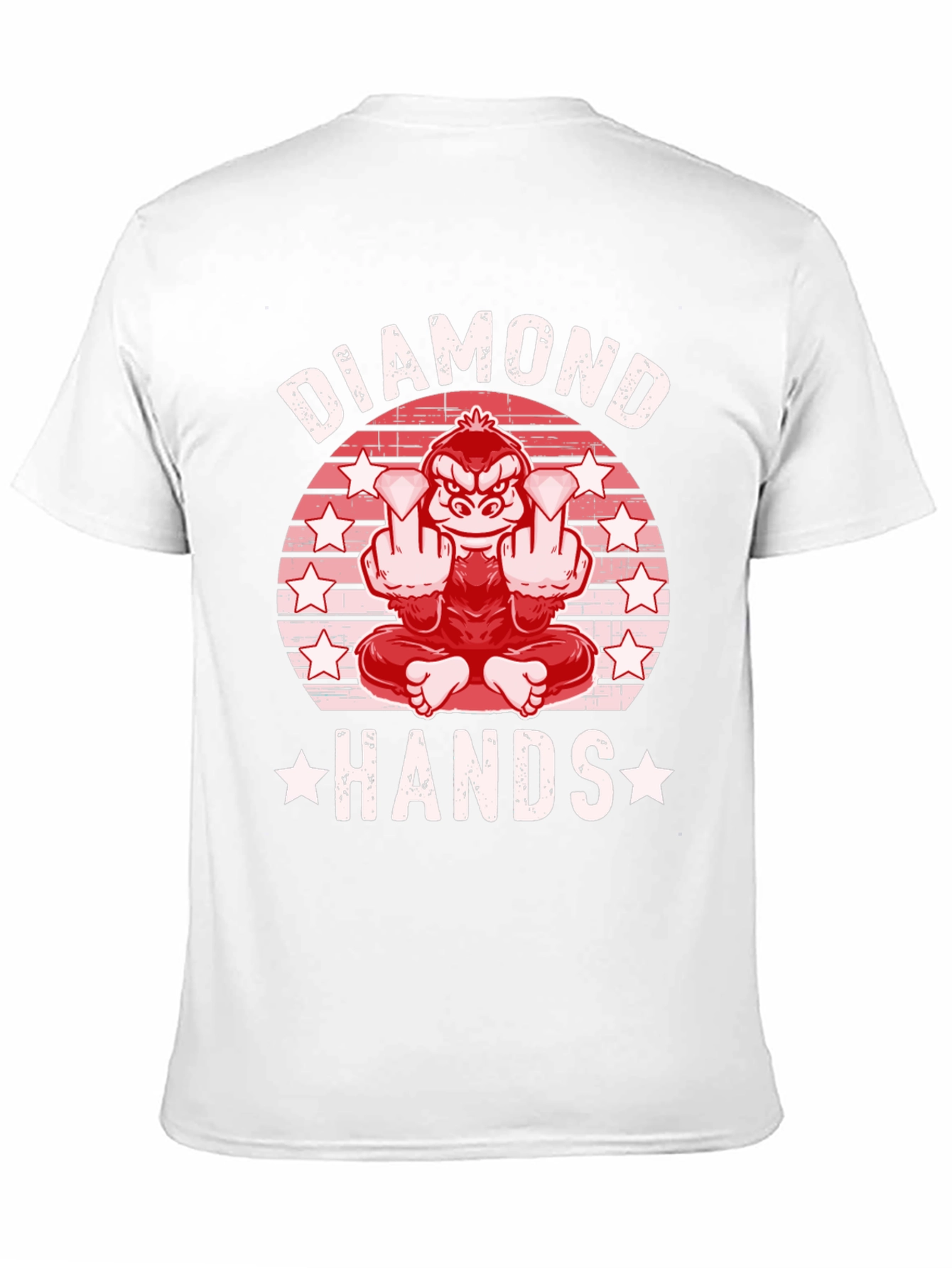 Diamond Hands Graphic Tee - Meme T-Shirt
