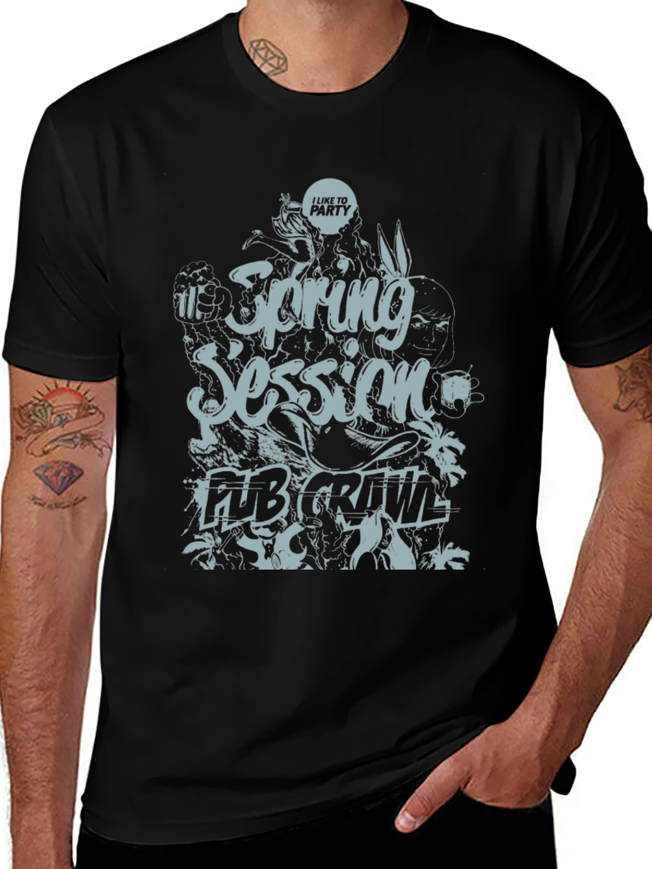 Spring Session Pub Crawl Graphic Tee