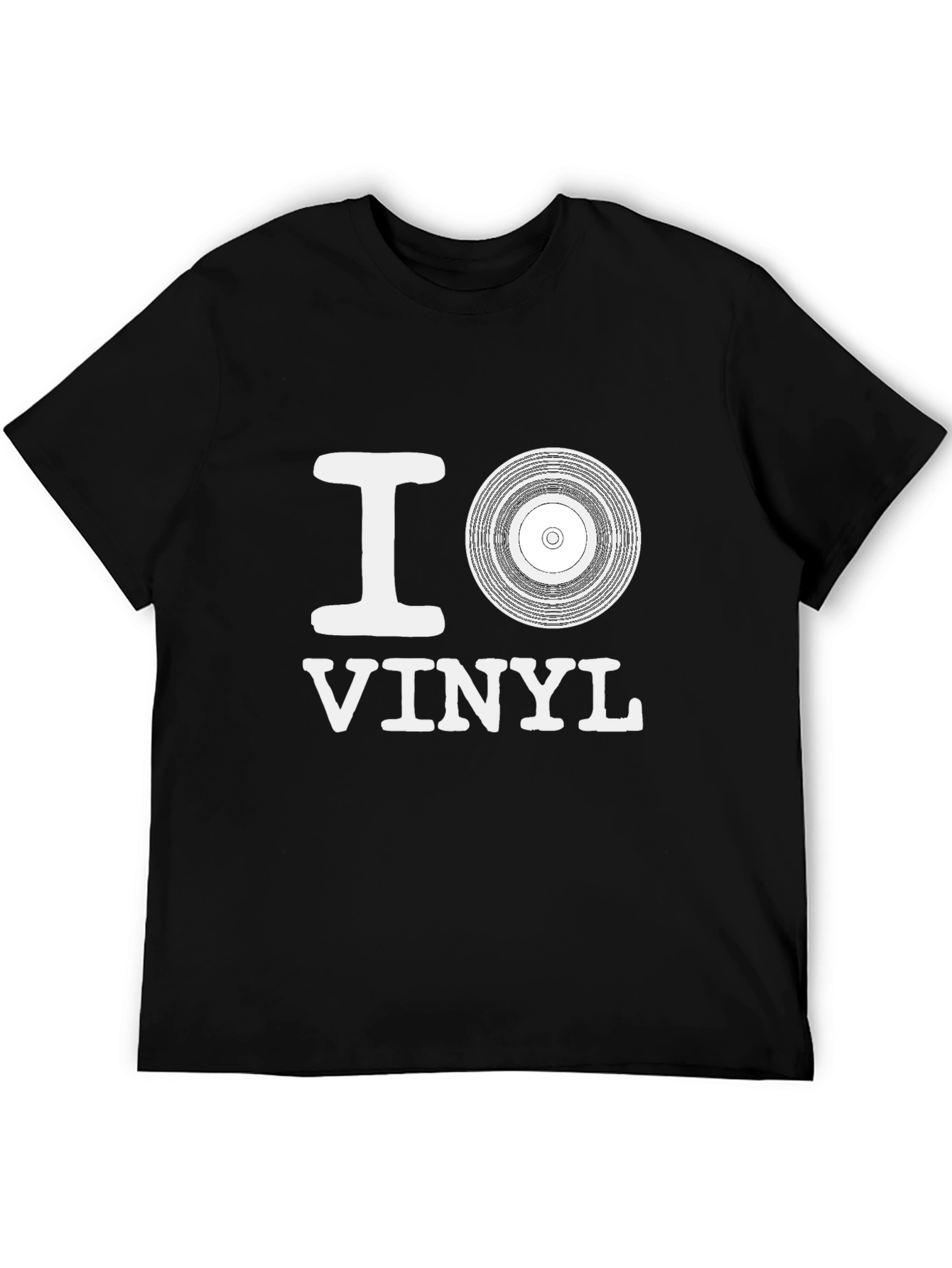 I Love Vinyl Graphic Tee - Music Lovers T-Shirt