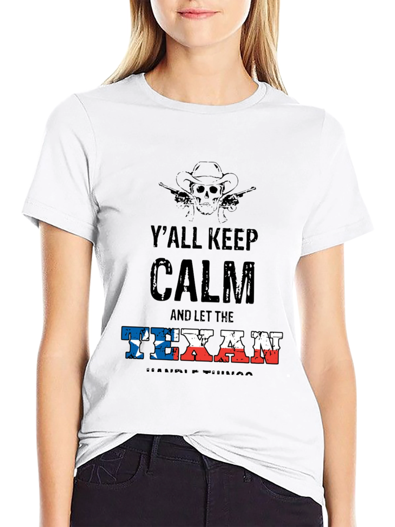 Yall Keep Calm Texan T-Shirt