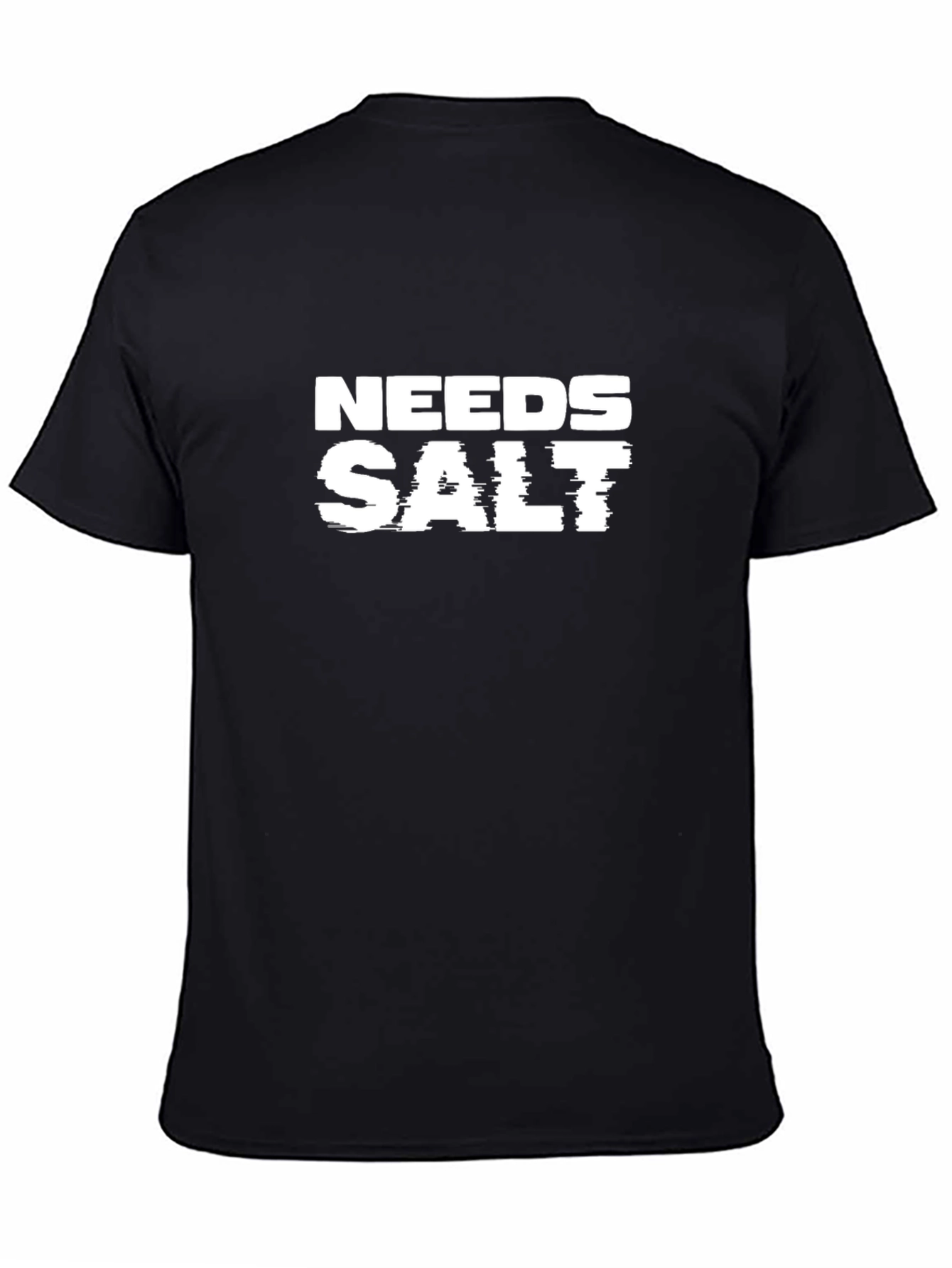 Needs Salt Graphic T-Shirt - Black