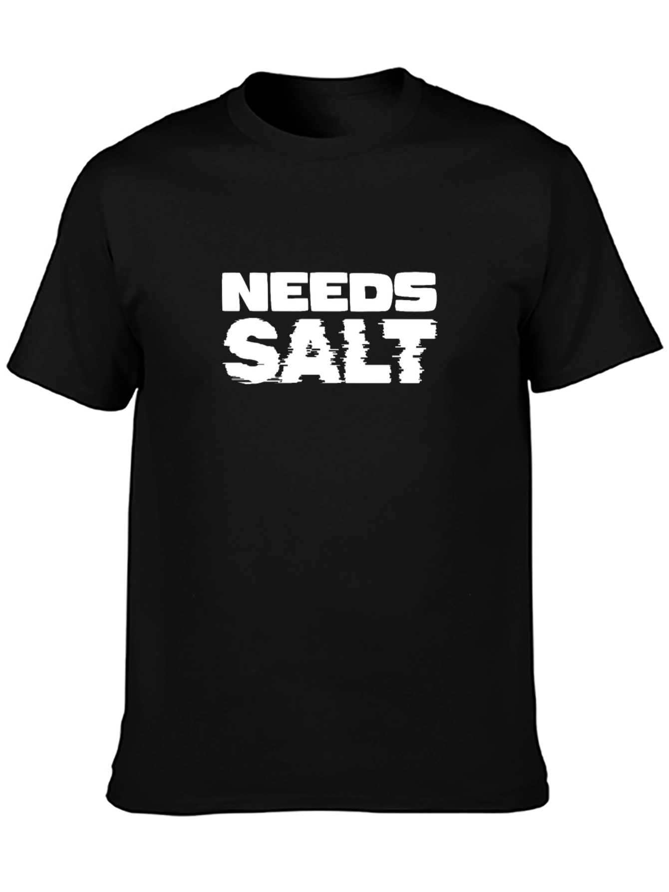 Needs Salt Graphic T-Shirt - Black