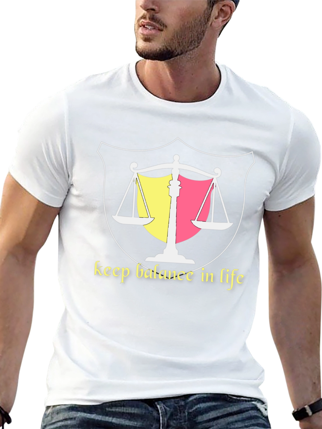 Balance in Life Graphic Tee - Black