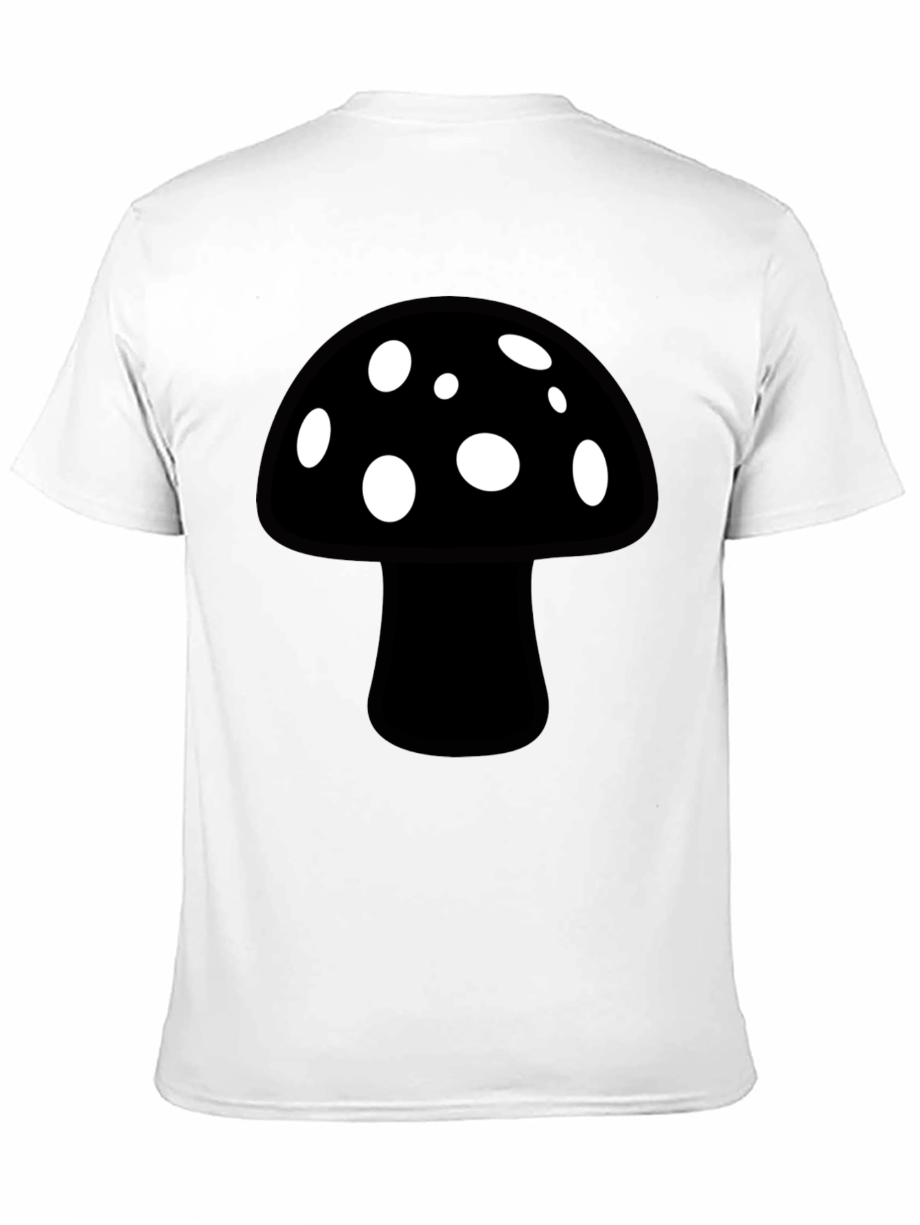 Mushroom Graphic Black T-Shirt