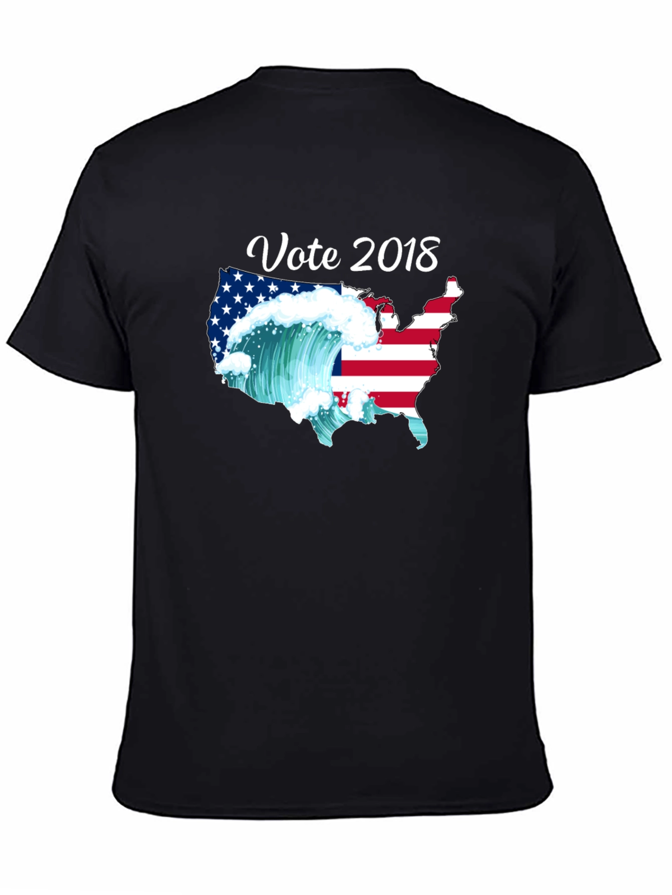 Vote 2018 USA Political Wave T-Shirt