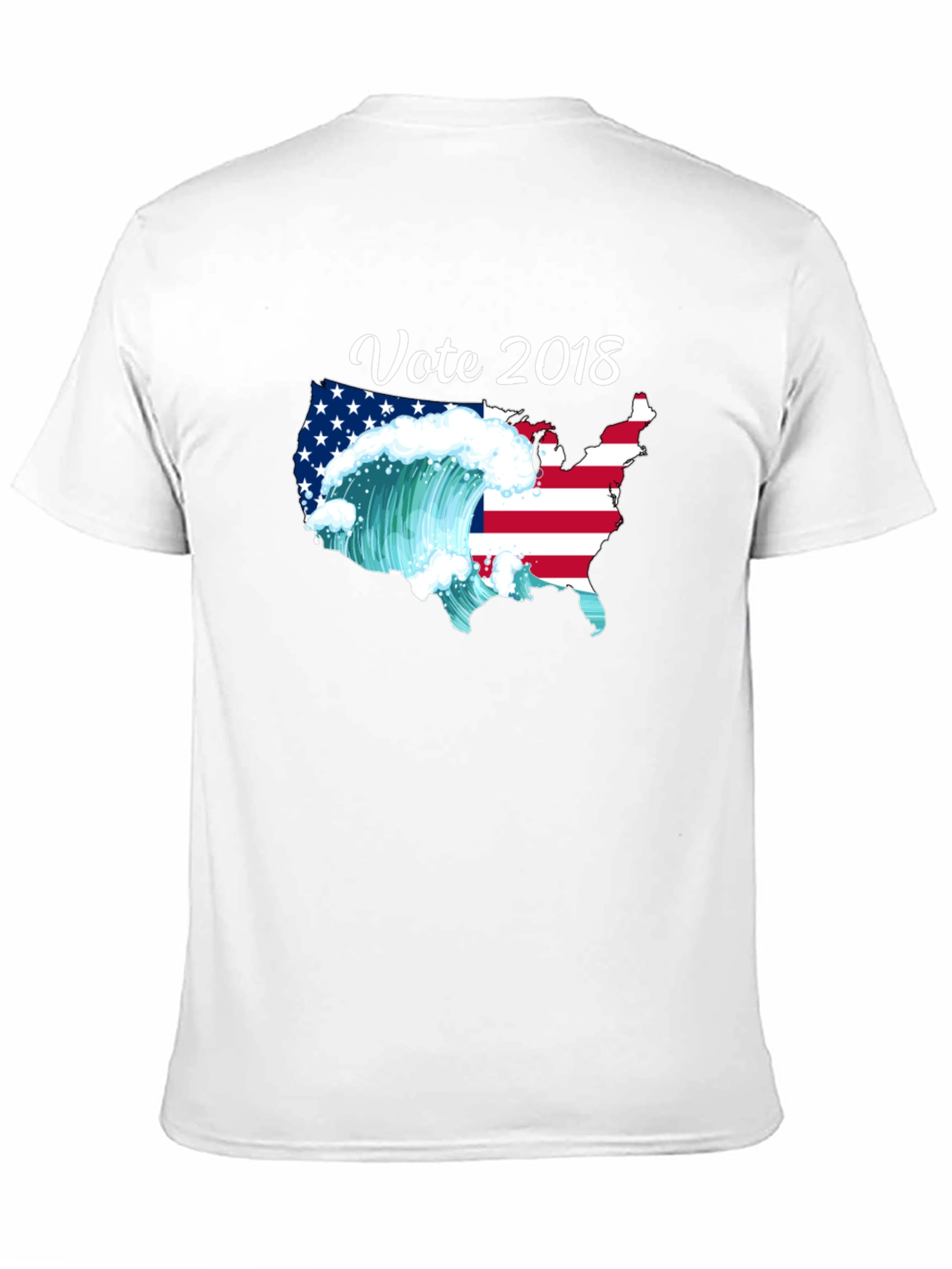 Vote 2018 USA Political Wave T-Shirt