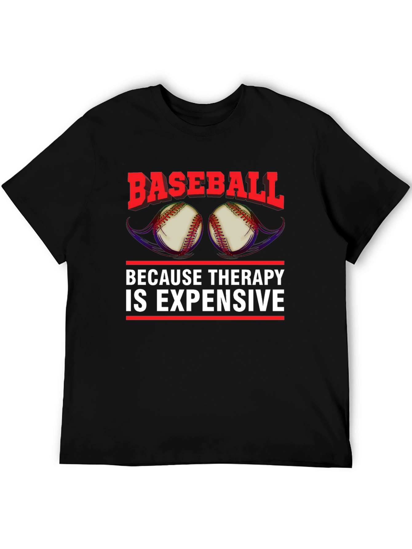 Baseball Therapy Graphic Tee