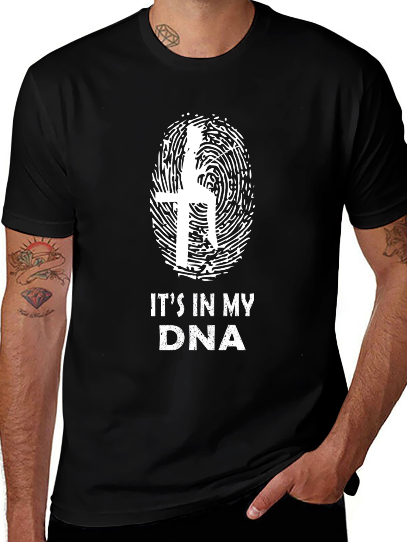 Its In My DNA T-Shirt - Black
