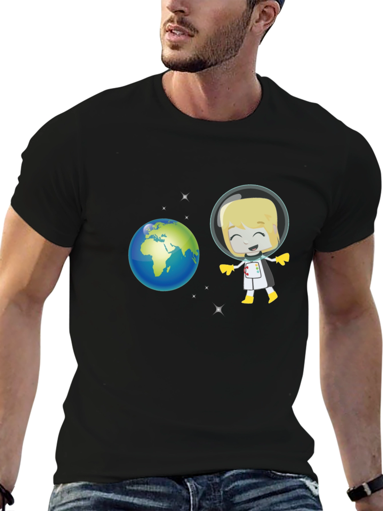 Astronaut in Space T-Shirt