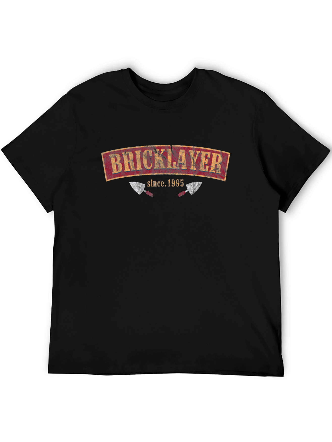 Bricklayer Since 1985 Black T-Shirt