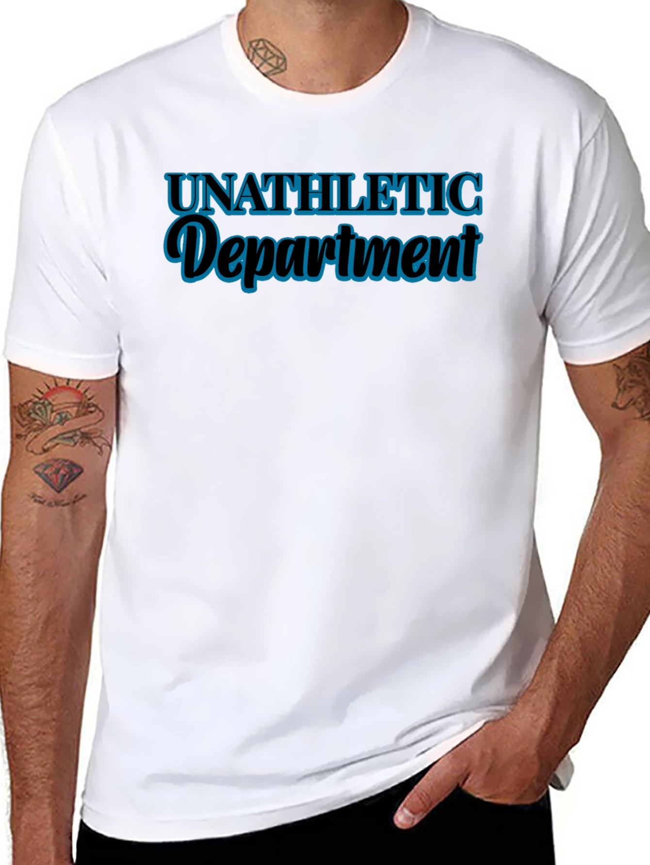 Unathletic Department Graphic T-Shirt - Black