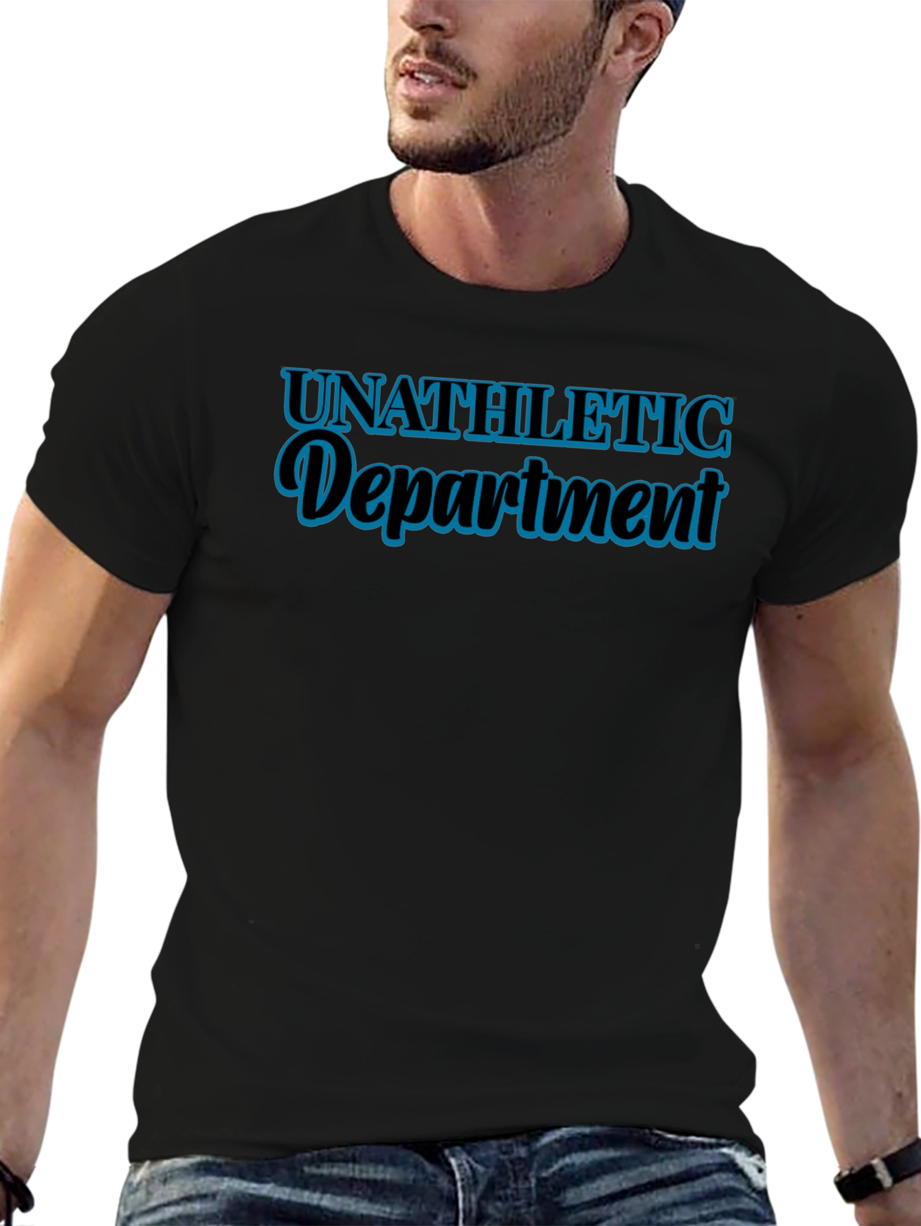 Unathletic Department Graphic T-Shirt - Black