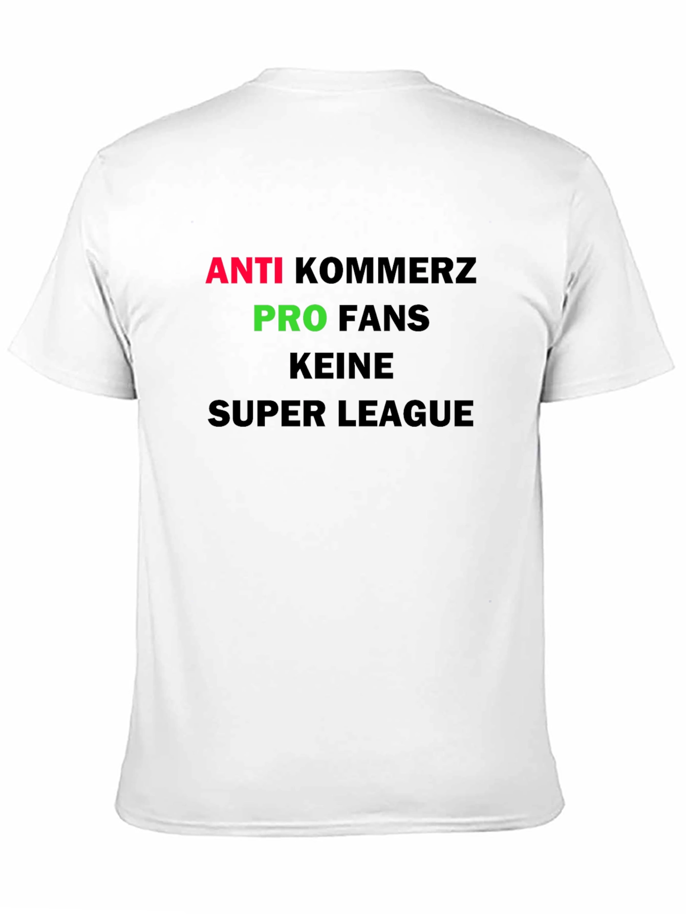 Anti-Kommerz Pro-Fans T-Shirt - League Protest