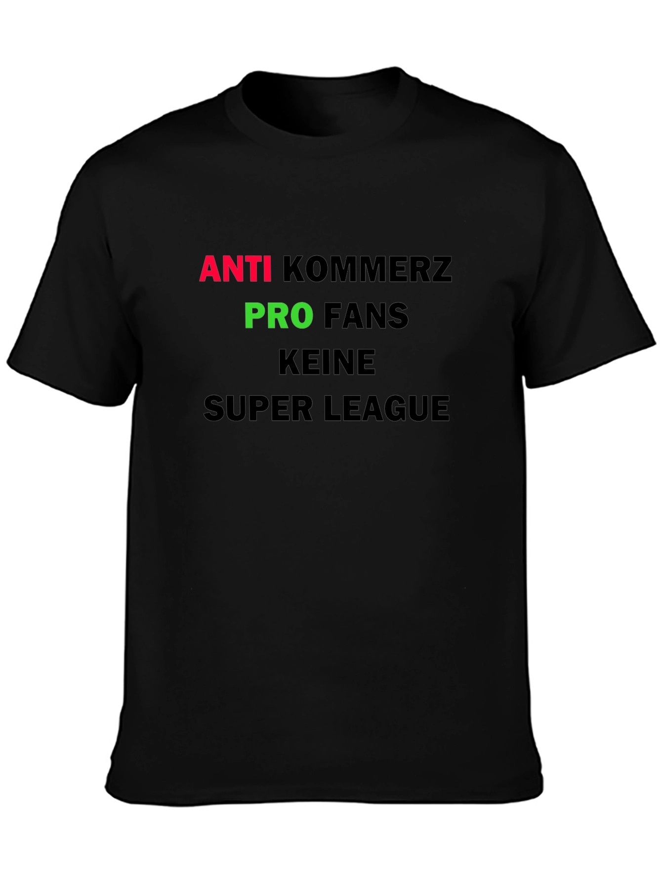 Anti-Kommerz Pro-Fans T-Shirt - League Protest