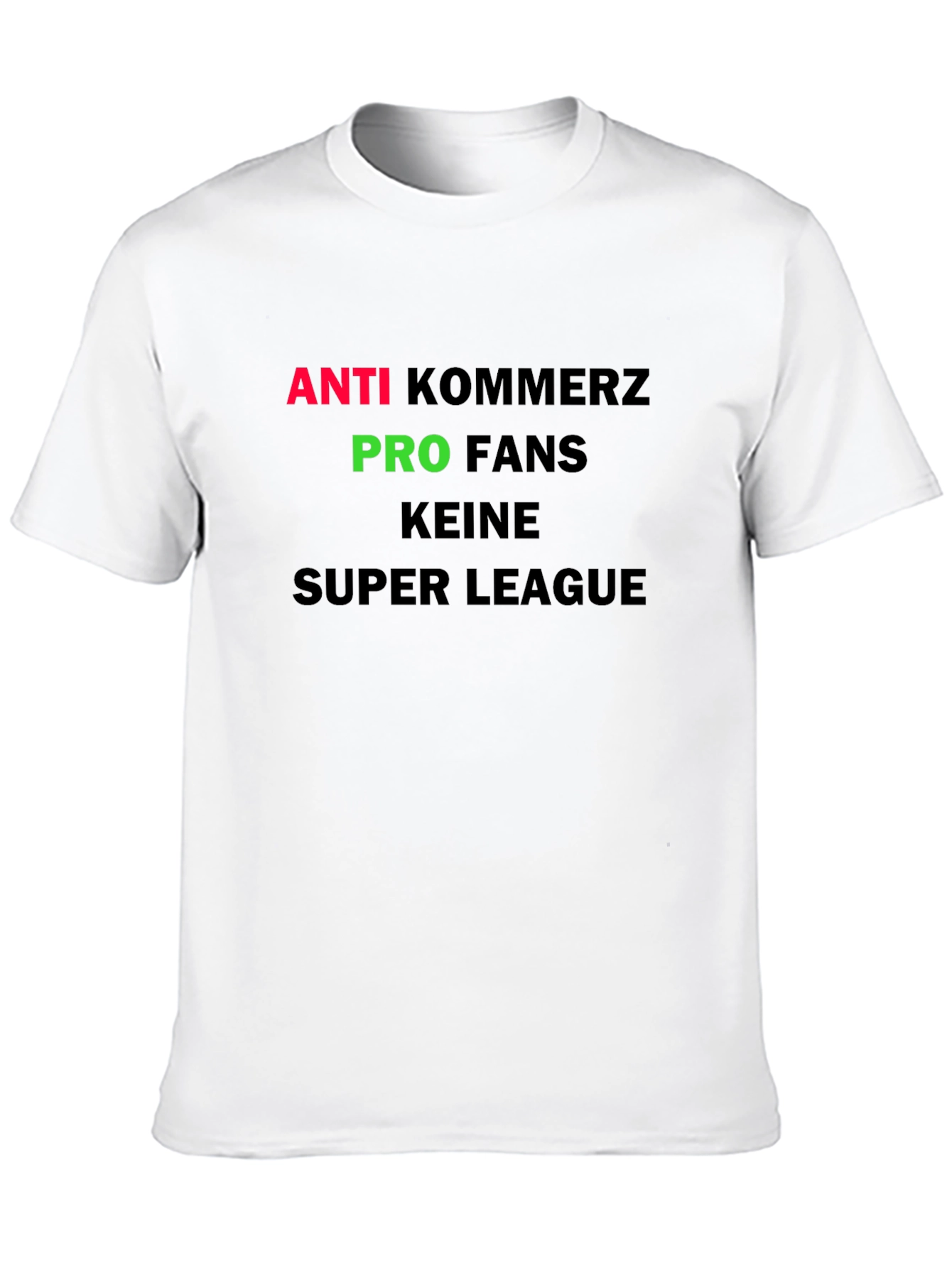 Anti-Kommerz Pro-Fans T-Shirt - League Protest