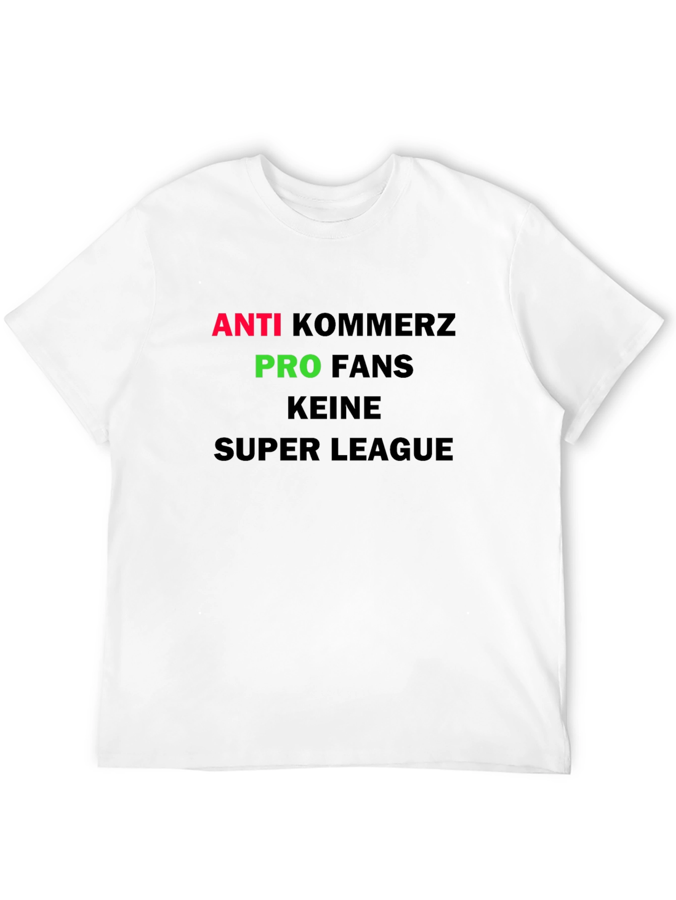 Anti-Kommerz Pro-Fans T-Shirt - League Protest