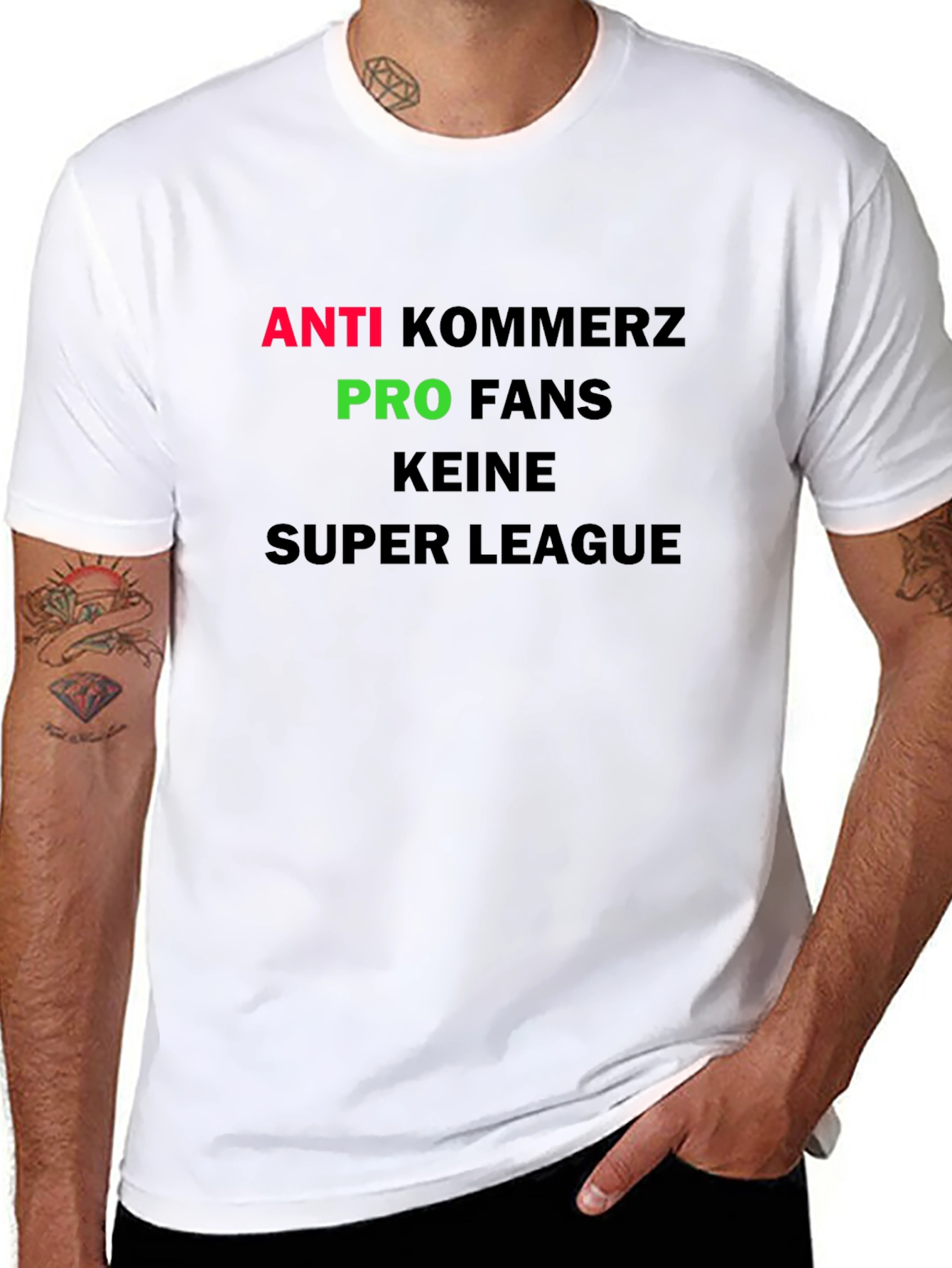 Anti-Kommerz Pro-Fans T-Shirt - League Protest