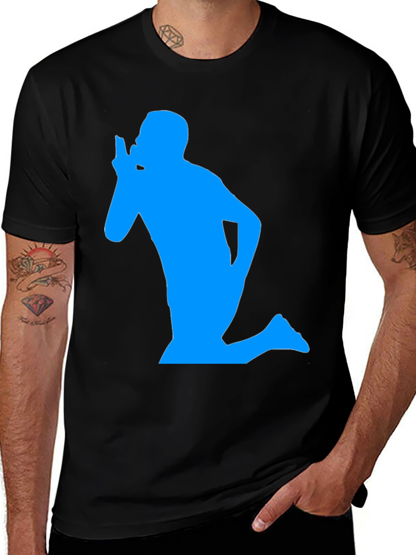 Silhouette Graphic Tee - Stylish Casual Wear