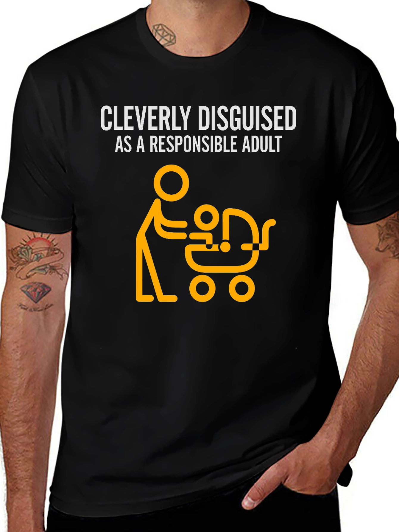 Cleverly Disguised Adult Graphic T-Shirt