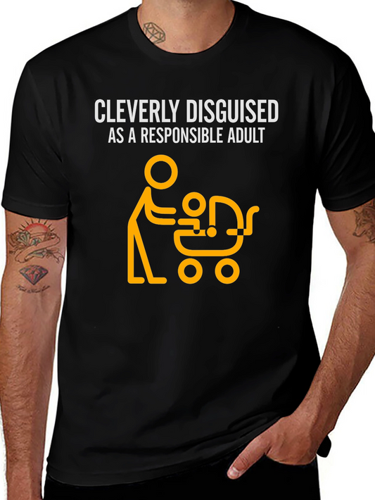 Cleverly Disguised Adult Graphic T-Shirt