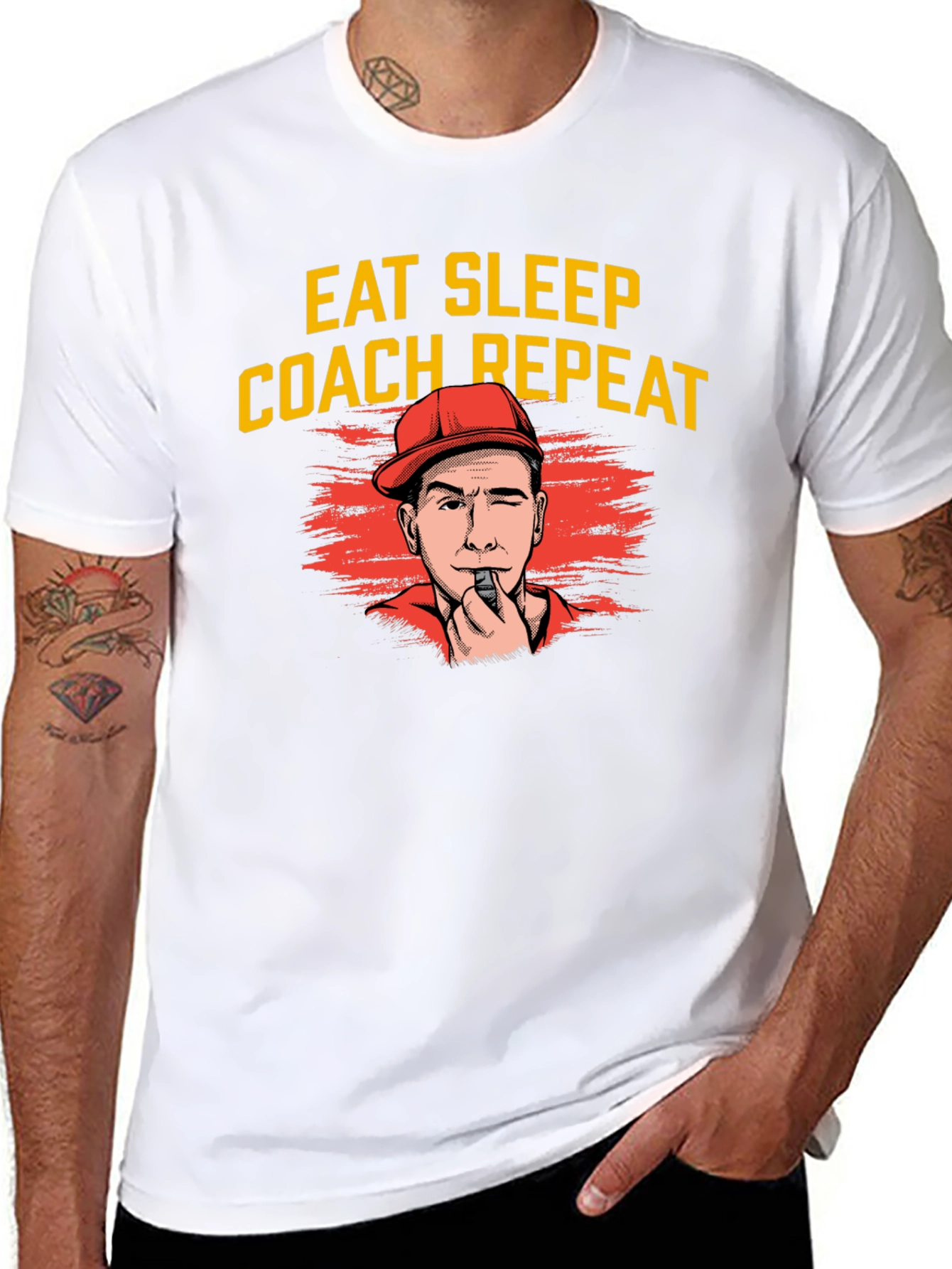 Eat Sleep Coach Repeat T-Shirt