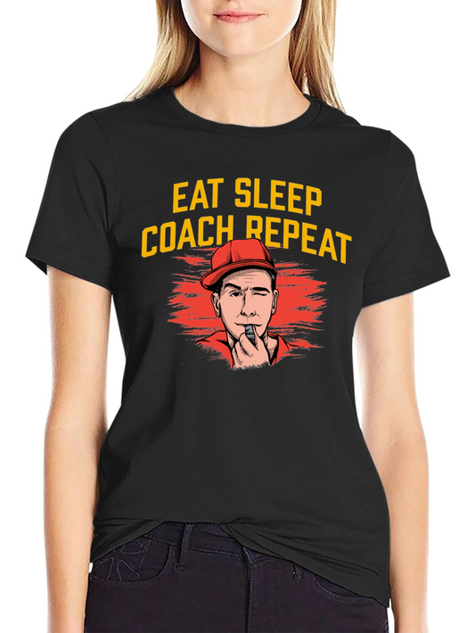 Eat Sleep Coach Repeat T-Shirt