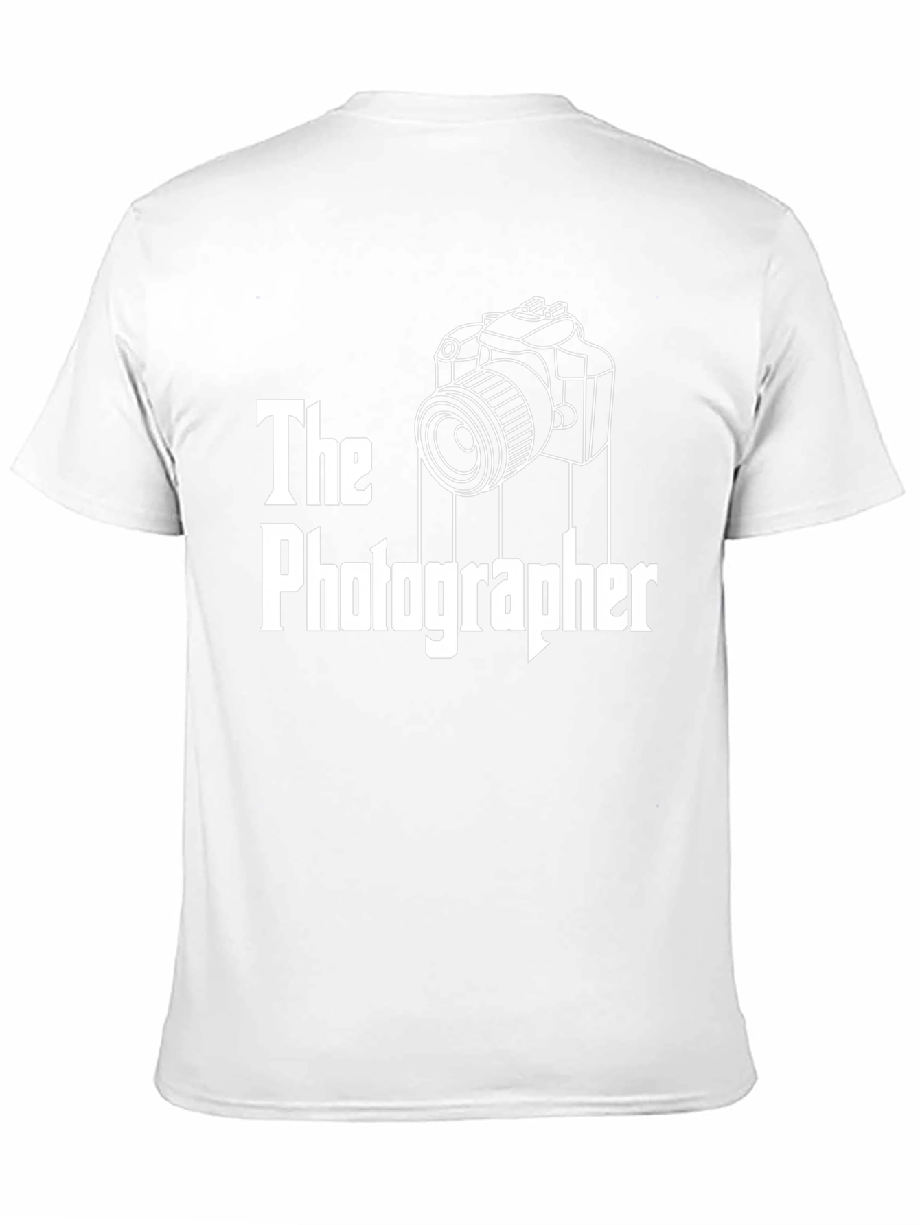 The Photographer Graphic T-Shirt - Black Cotton Tee