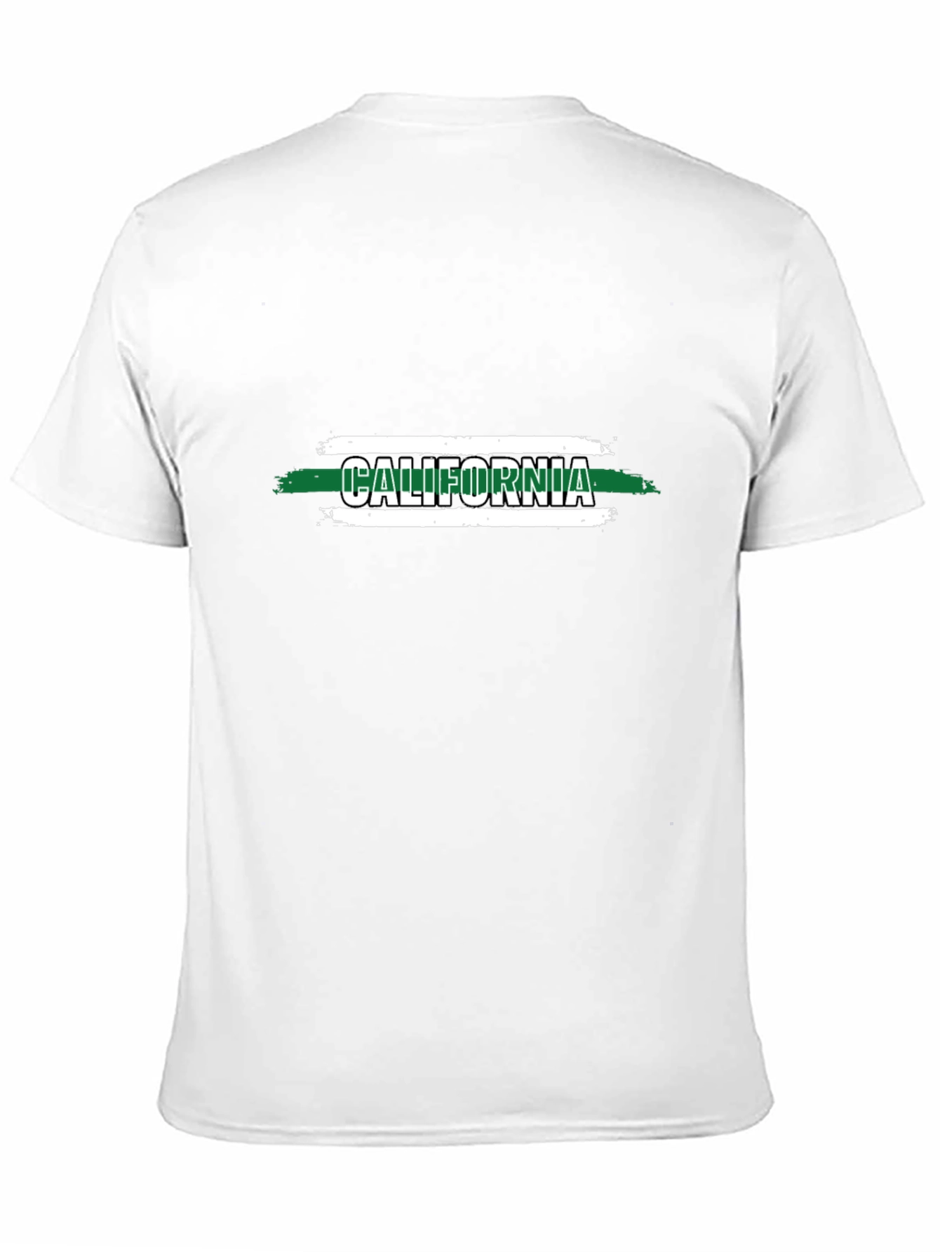 California T-Shirt - Black Graphic Print