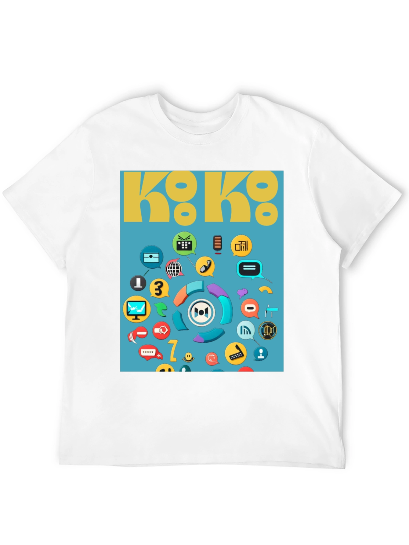 Koko Graphic T-Shirt - Unique Pattern Tee