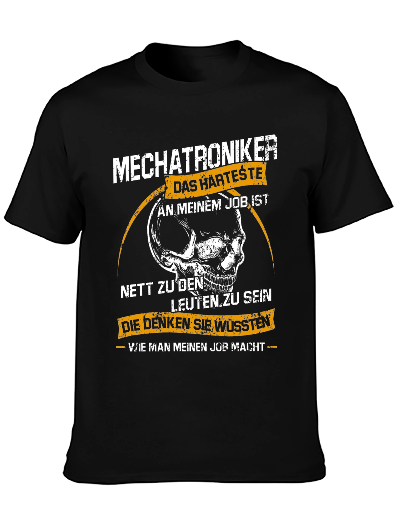 Mechatroniker T-Shirt - Hardest Job