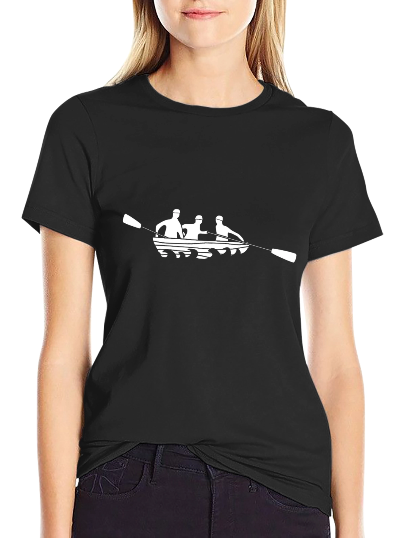 Rowboat Crew Graphic Tee - Black Casual Shirt