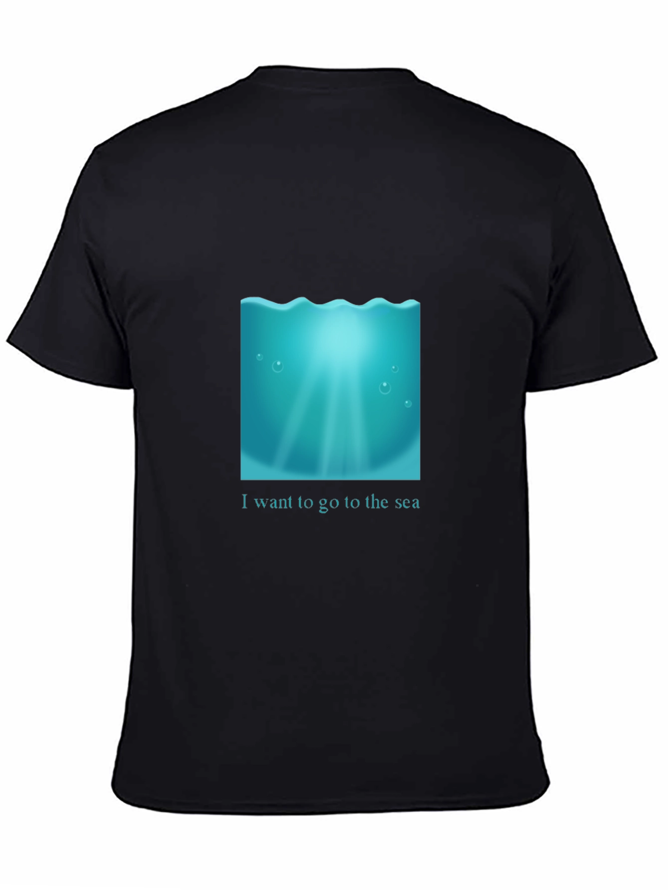 Ocean Dreams Black T-Shirt