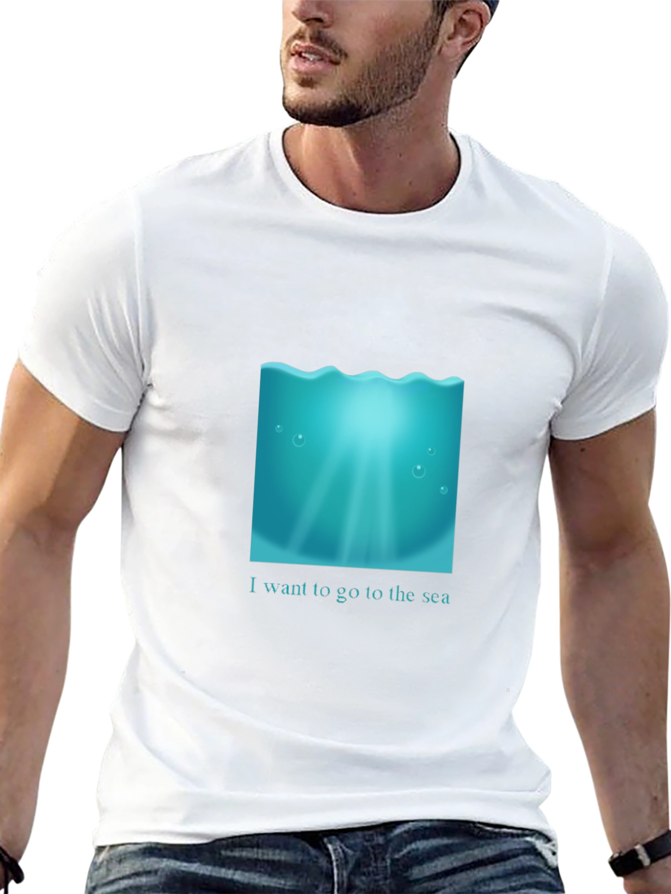 Ocean Dreams Black T-Shirt