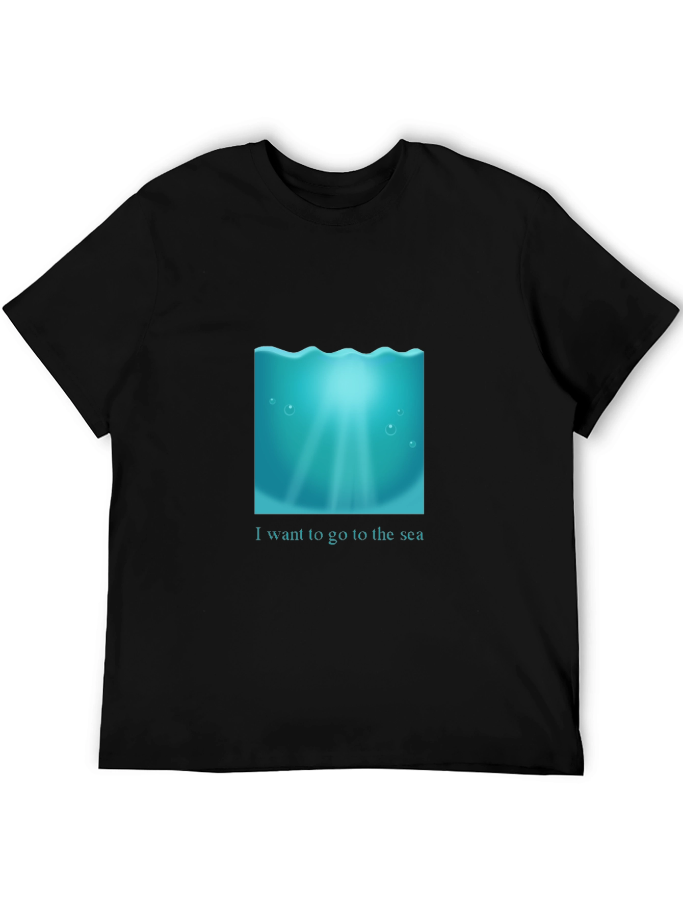 Ocean Dreams Black T-Shirt