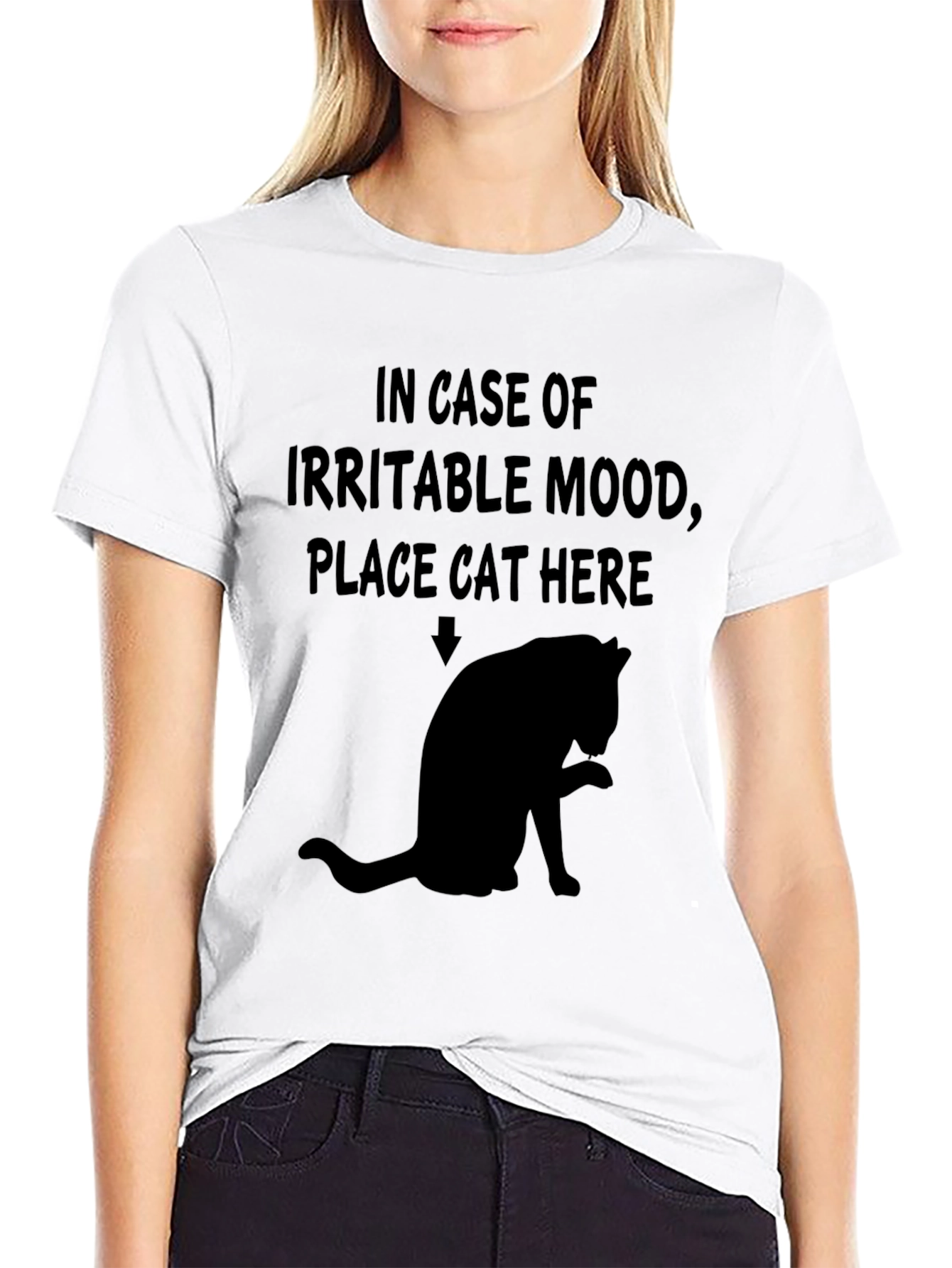 Irritable Mood Cat Graphic Tee