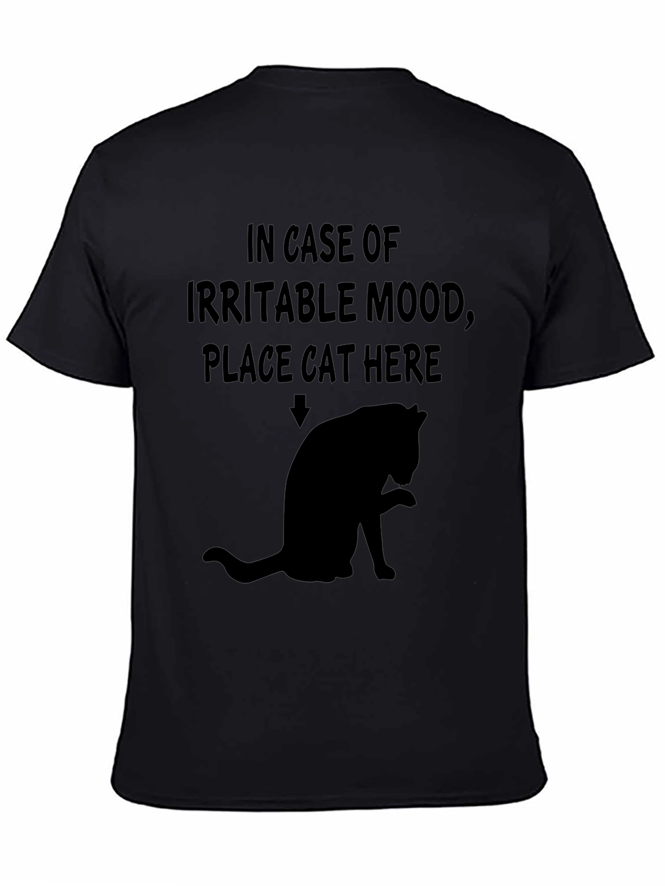 Irritable Mood Cat Graphic Tee