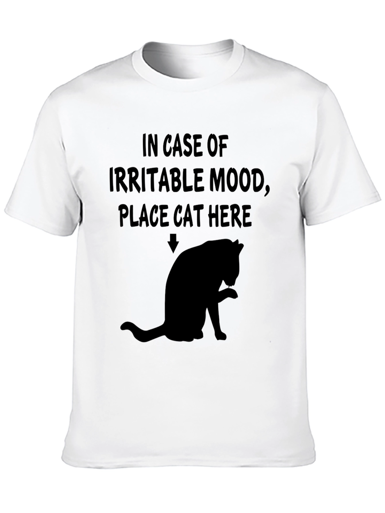 Irritable Mood Cat Graphic Tee