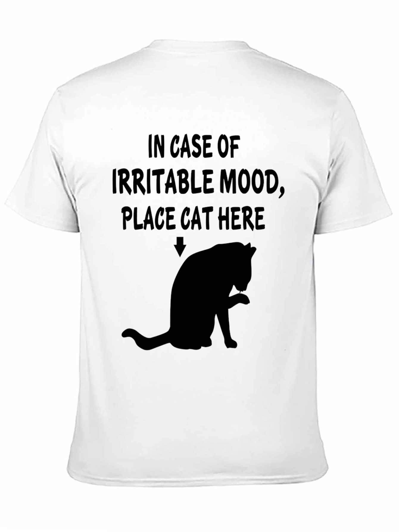 Irritable Mood Cat Graphic Tee