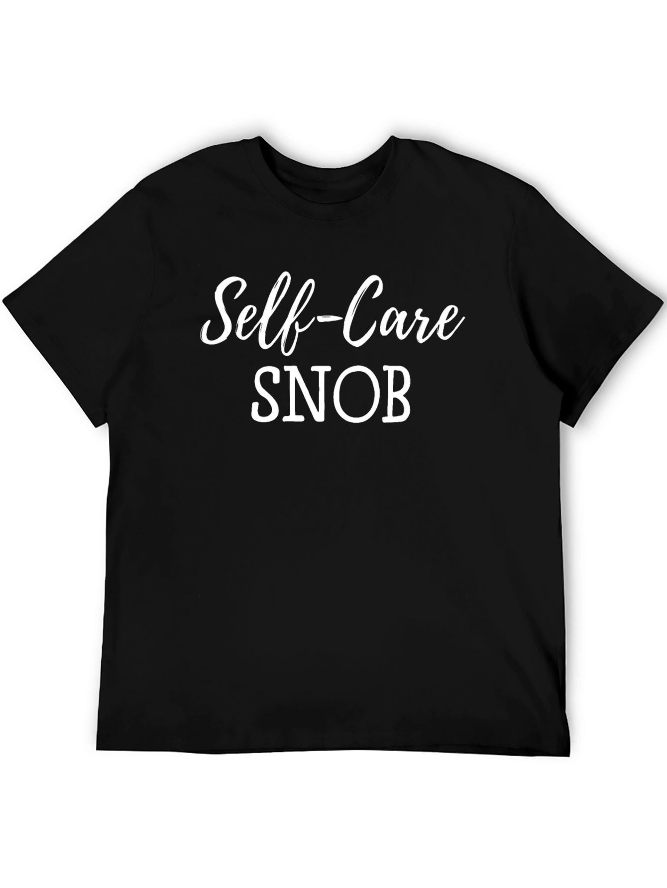 Self-Care Snob Black T-Shirt