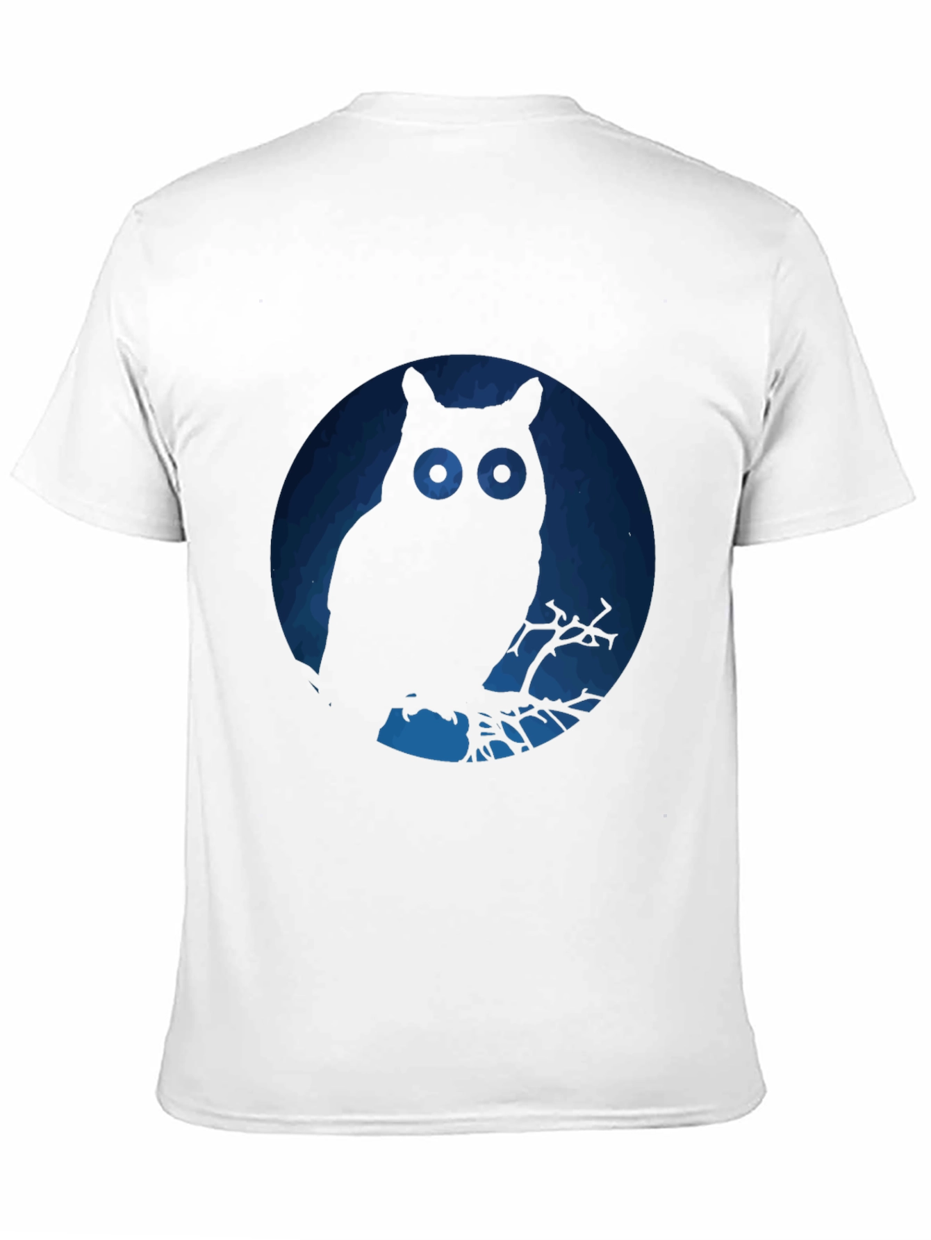Owl Silhouette Graphic T-Shirt
