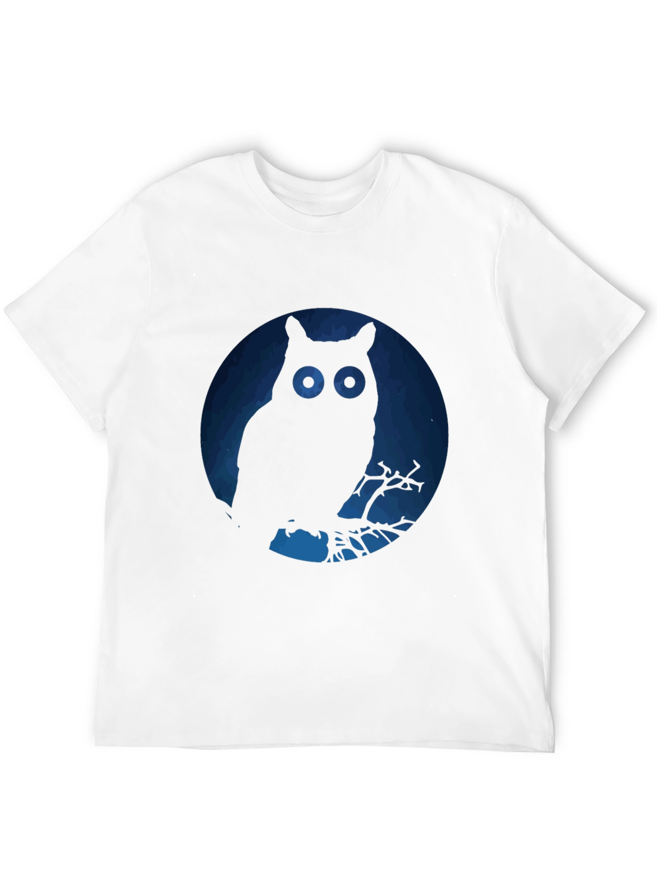 Owl Silhouette Graphic T-Shirt