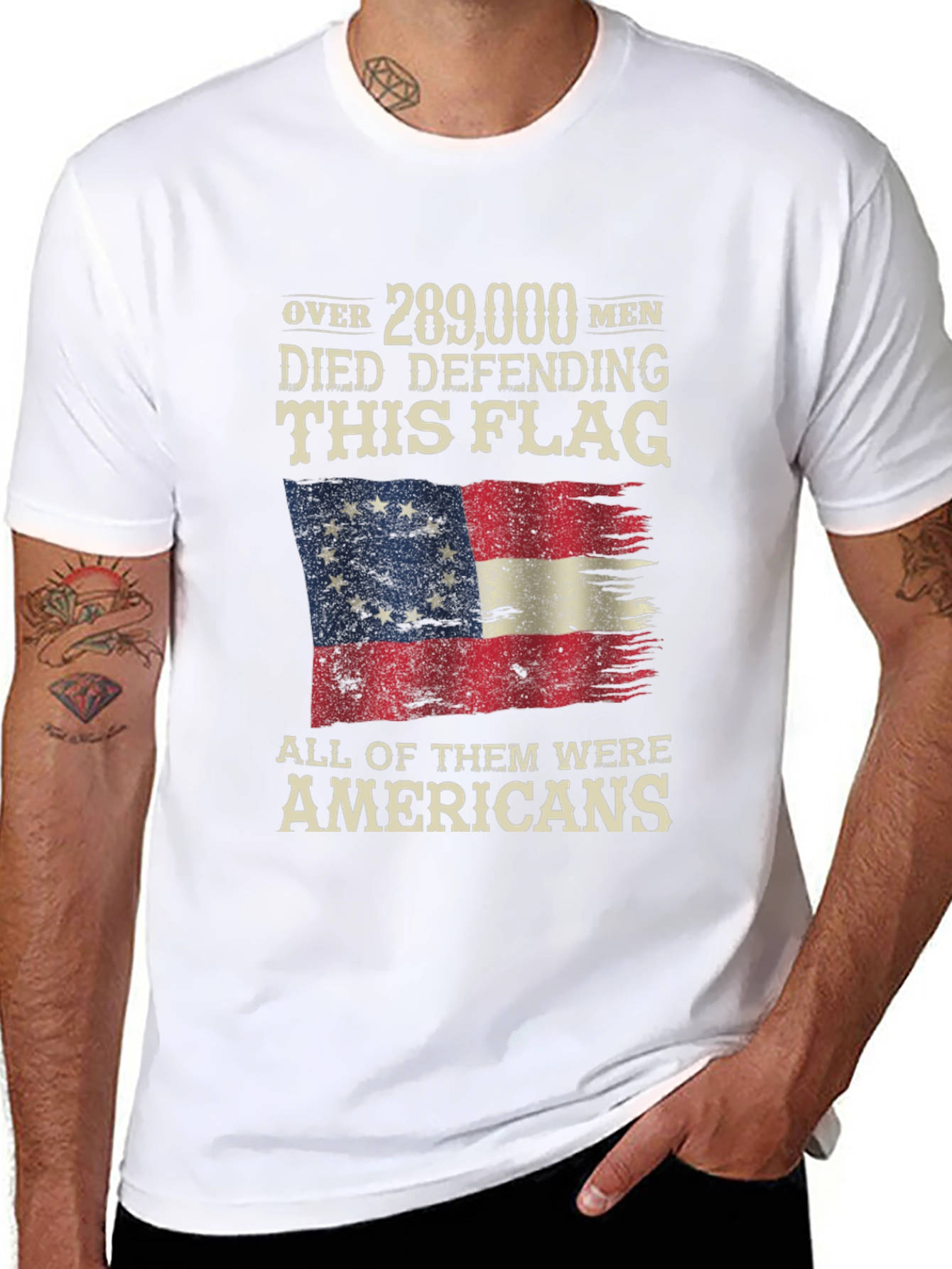 Patriotic American Flag T-Shirt