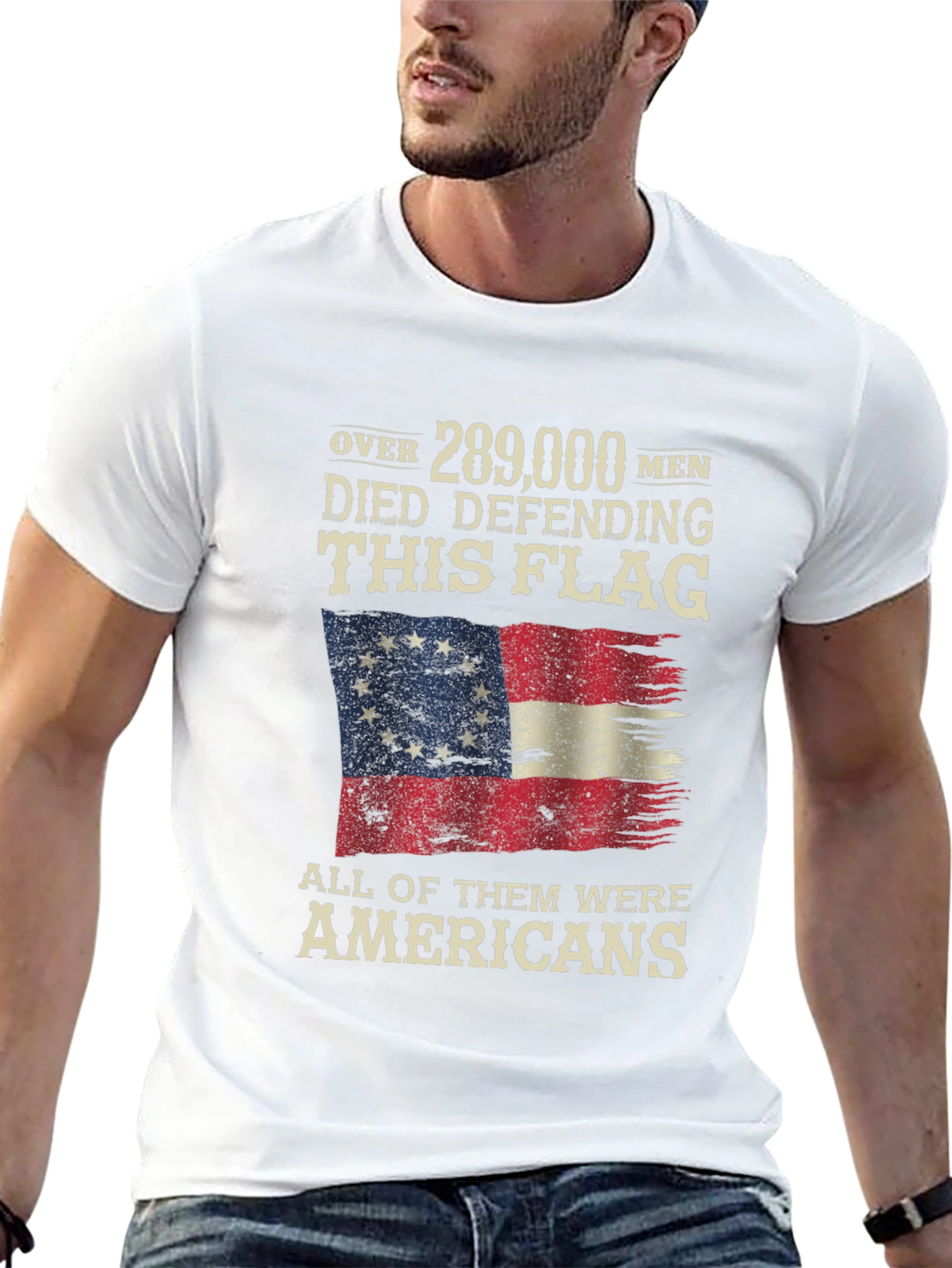 Patriotic American Flag T-Shirt