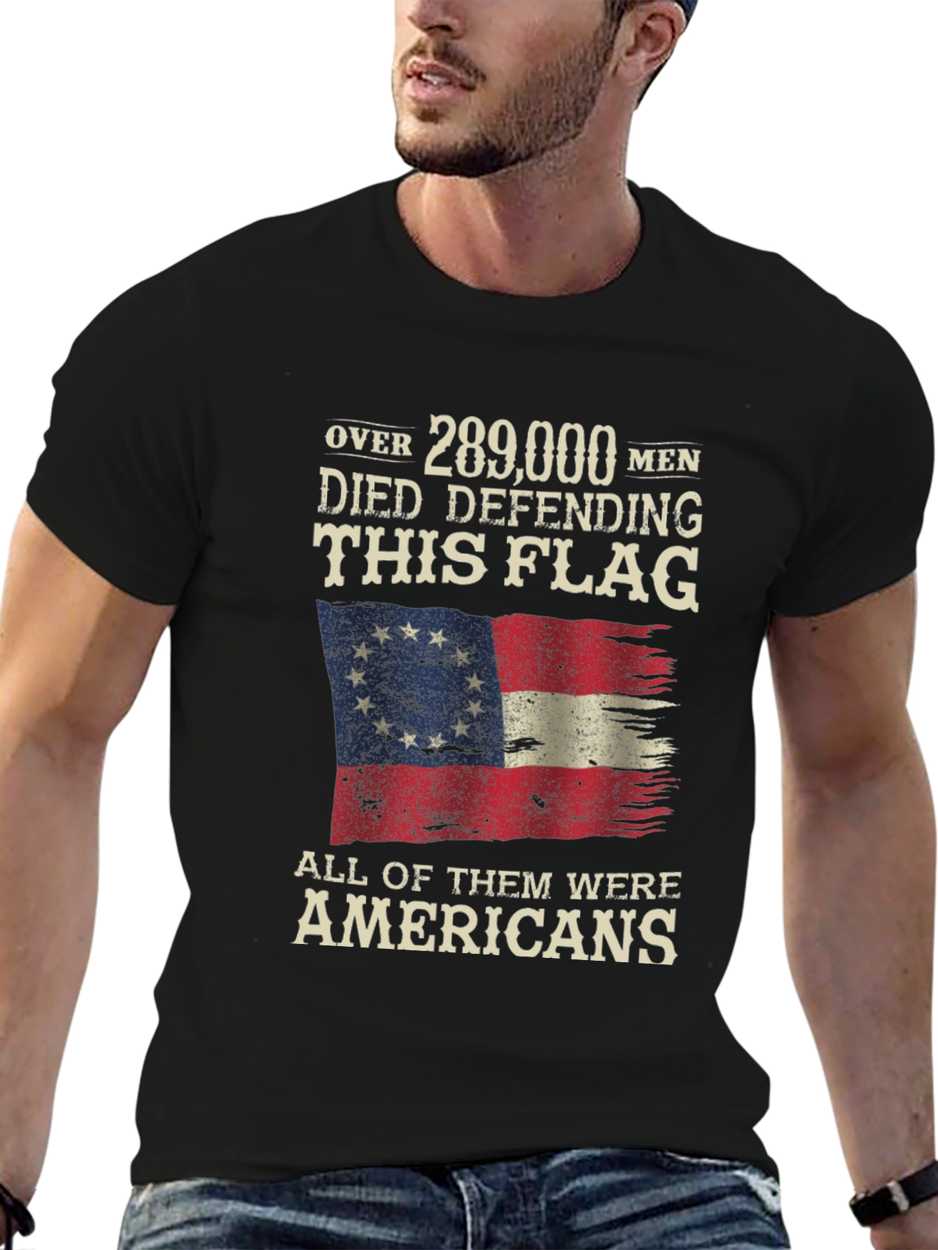 Patriotic American Flag T-Shirt