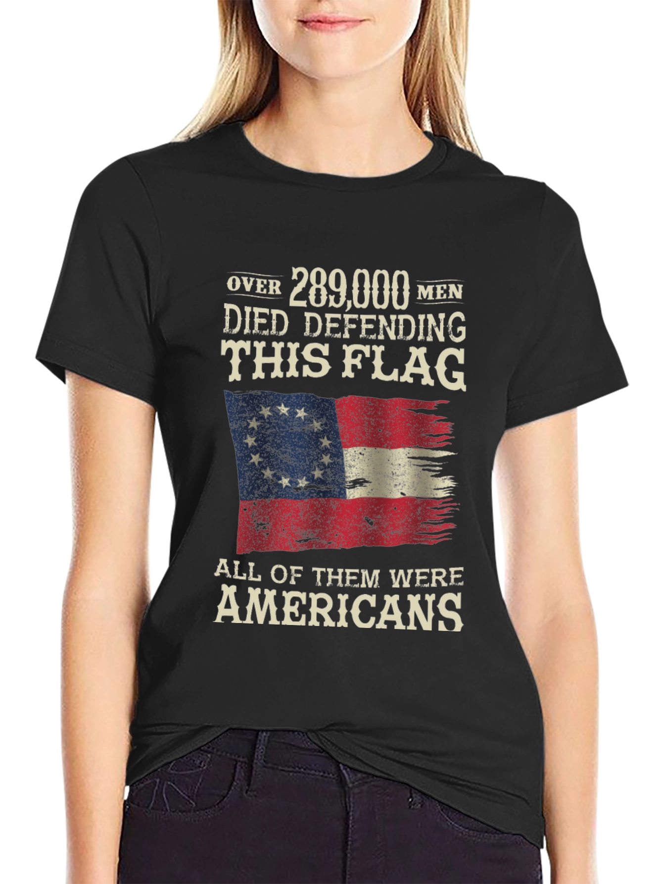 Patriotic American Flag T-Shirt